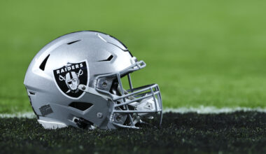 Las Vegas Raiders helmet