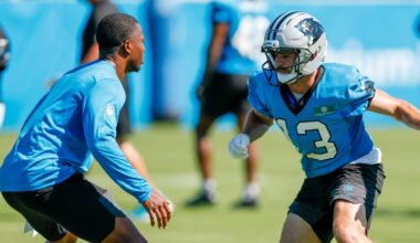 Hunter Renfrow reveals how Bryce Young's phone call helped with Panthers re-signing