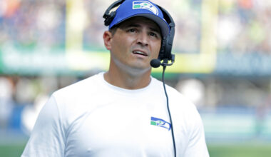 Seattle Seahawks coach Mike Macdonald