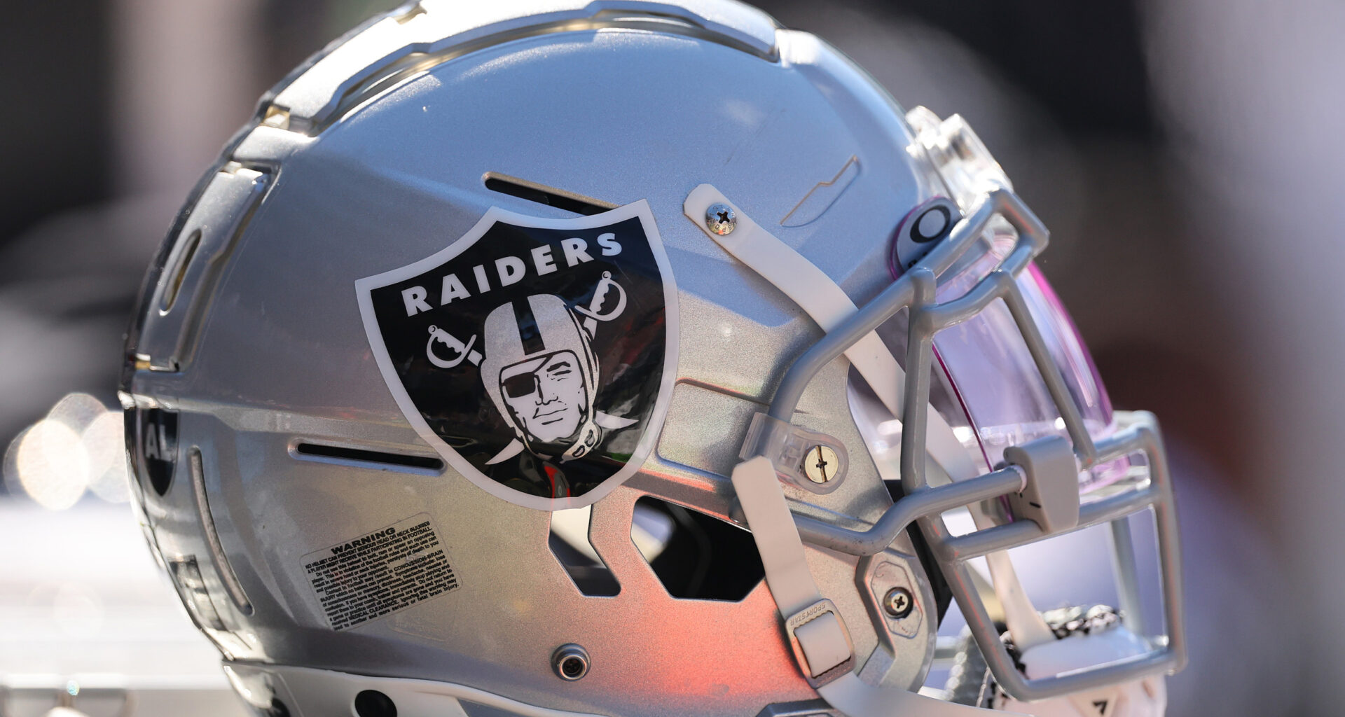 Las Vegas Raiders helmet