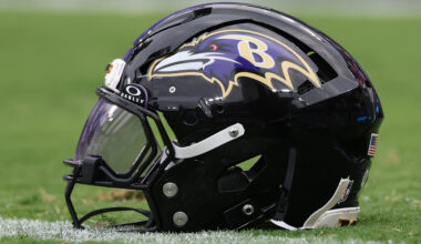 Baltimore Ravens helmet