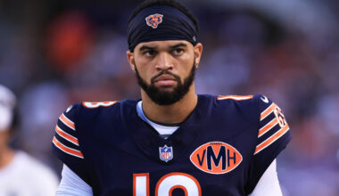 Chicago Bears quarterback Caleb Williams