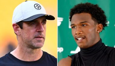 Jets WR Wilson on Rodgers: 'I ain't talked to Aaron since he left'