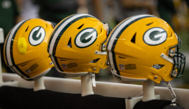 Green Bay Packers helmets