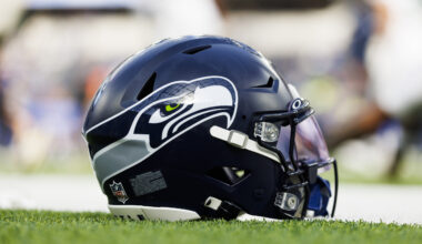 Seattle Seahawks helmet