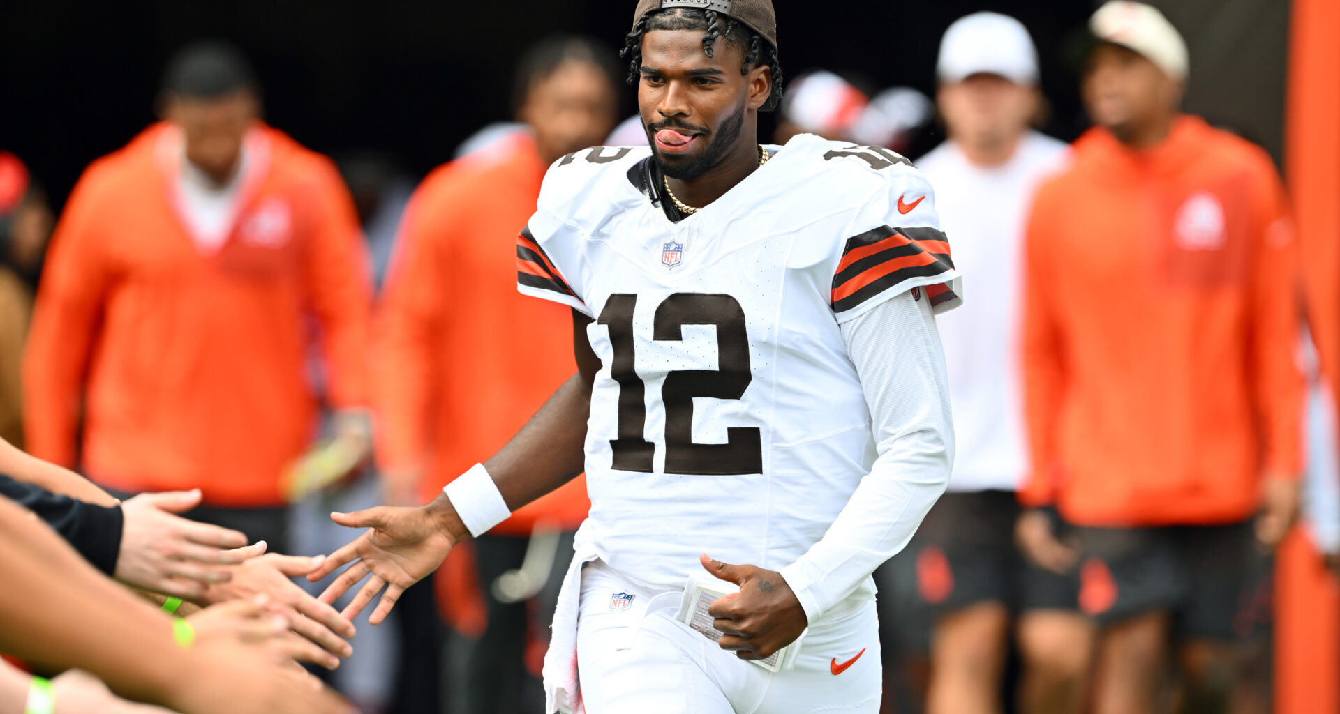 Cleveland Browns quarterback Shedeur Sanders