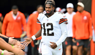 Cleveland Browns quarterback Shedeur Sanders