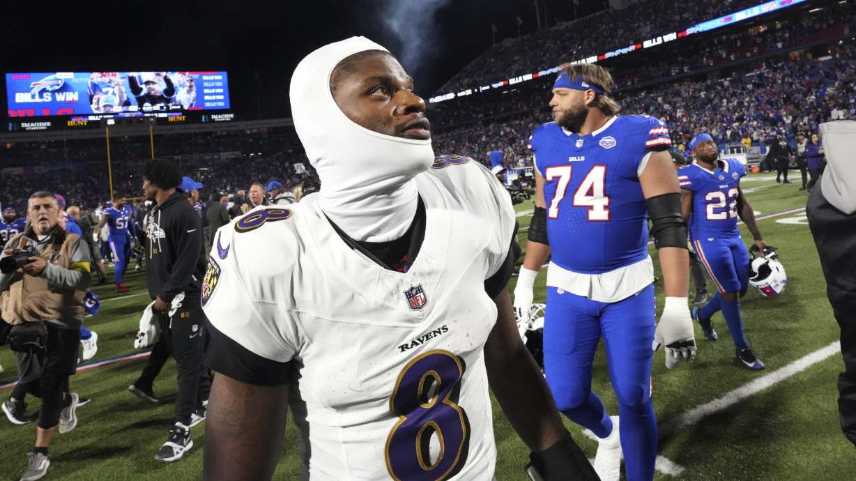 Ravens' stunning collapse: Baltimore blows 15-point lead in final 4 minutes in 41-40 loss to Bills