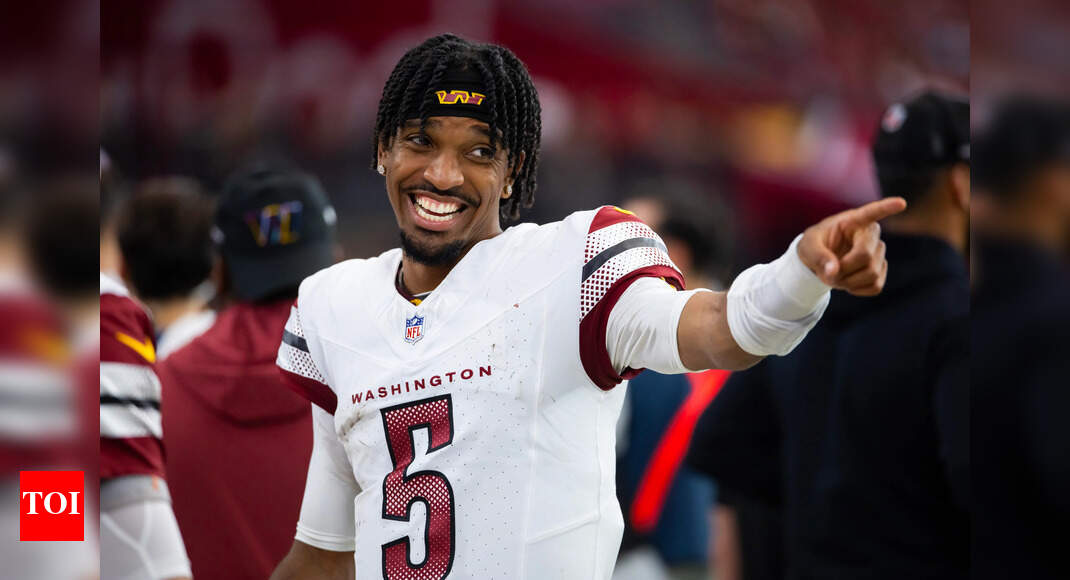 Tom Brady’s sideline moment with Jayden Daniels' mom becomes talk of Commanders' victory in stunning season opener | NFL News