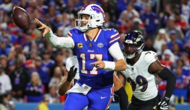 NFL MVP odds: Josh Allen leaps Lamar Jackson as favorite after leading Bills stunning comeback over Ravens