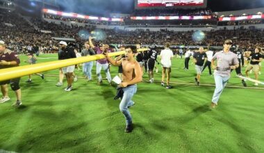 Mississippi State fined $500,000 for fans storming the field after beating No. 12 Arizona State