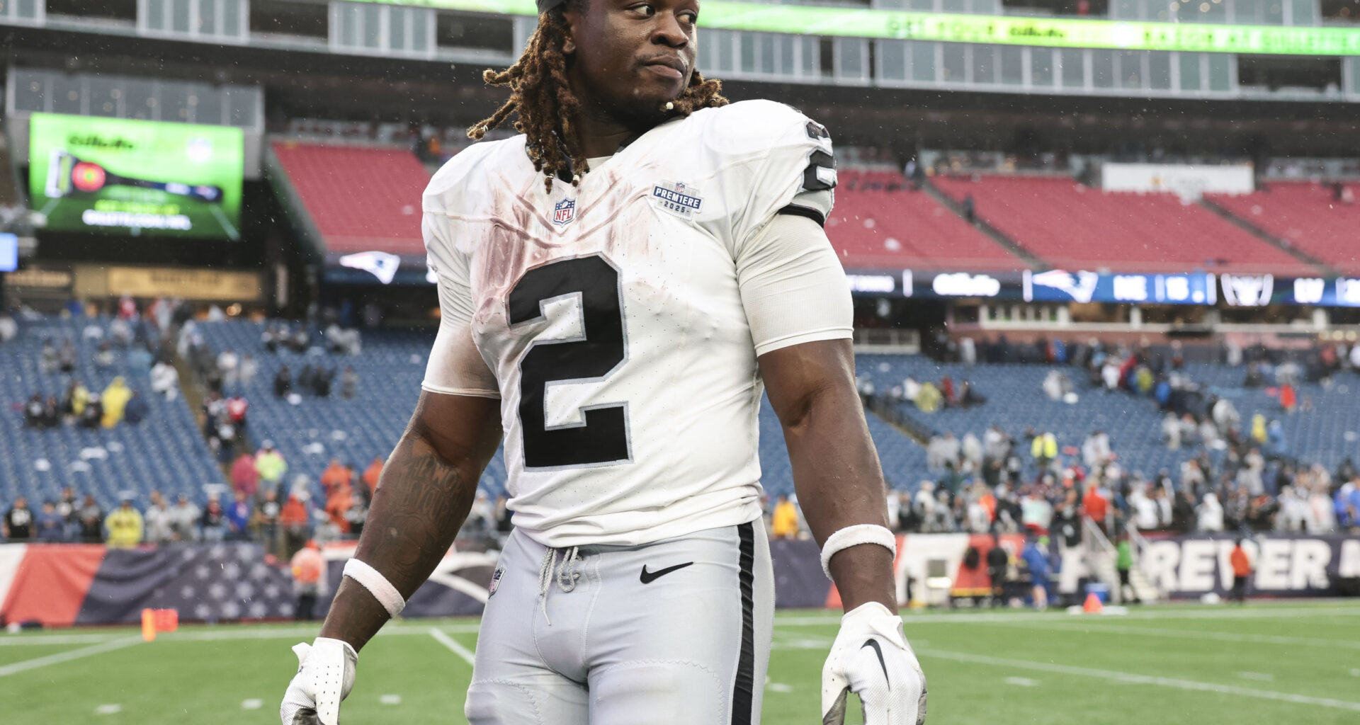 Las Vegas Raiders running back Ashton Jeanty