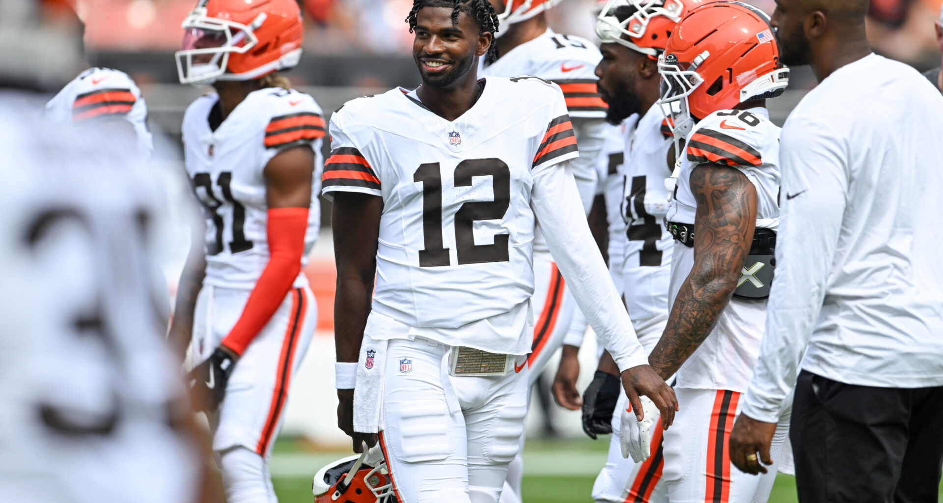 Cleveland Browns quarterback Shedeur Sanders
