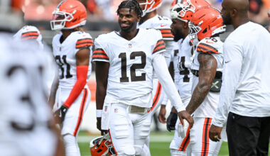 Cleveland Browns quarterback Shedeur Sanders
