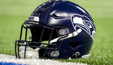 Seattle Seahawks helmet