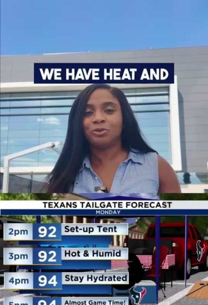 Forecast for Houston Texans home opener