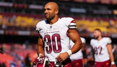 Austin Ekeler injury: Worst fears realized as Commanders RB to miss season with torn Achilles