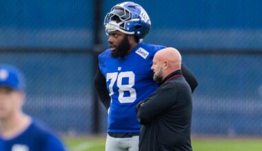 Andrew Thomas' Giants availability will go right down to the wire