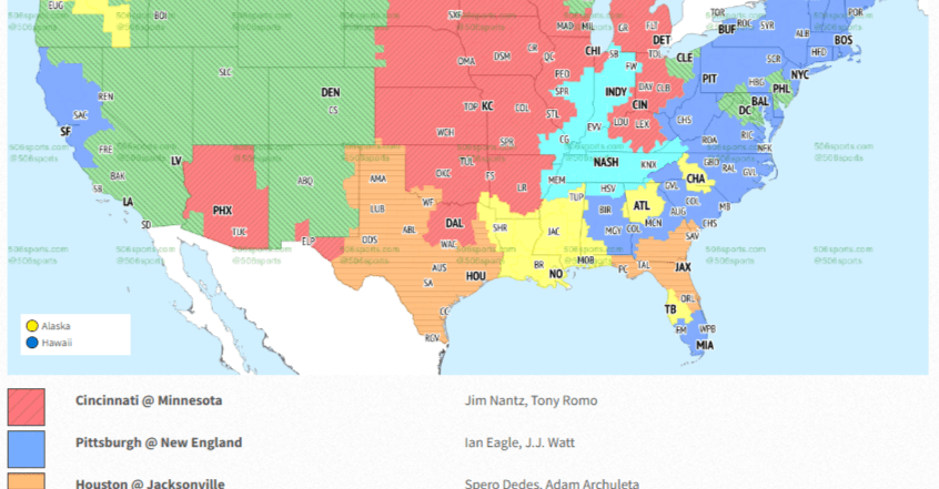NFL Week 3: Seahawks vs. Saints TV broadcast coverage map, commentators