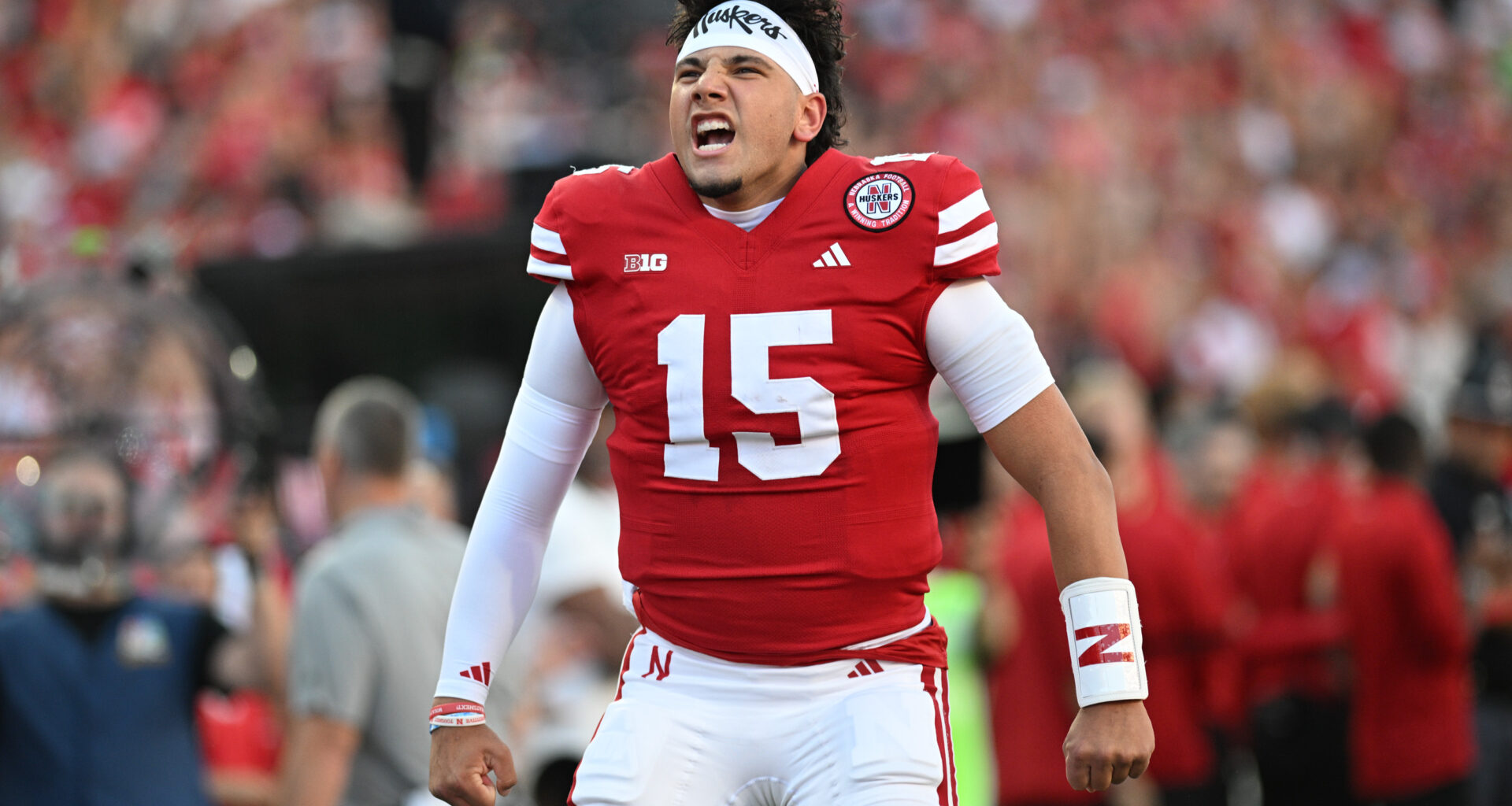 Nebraska Cornhuskers QB Dylan Raiola