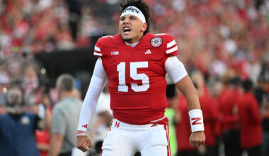 Nebraska Cornhuskers QB Dylan Raiola