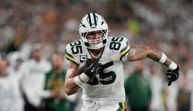 The Green Bay Packers Get Good News As Tucker Kraft Is Expected To Play Sunday