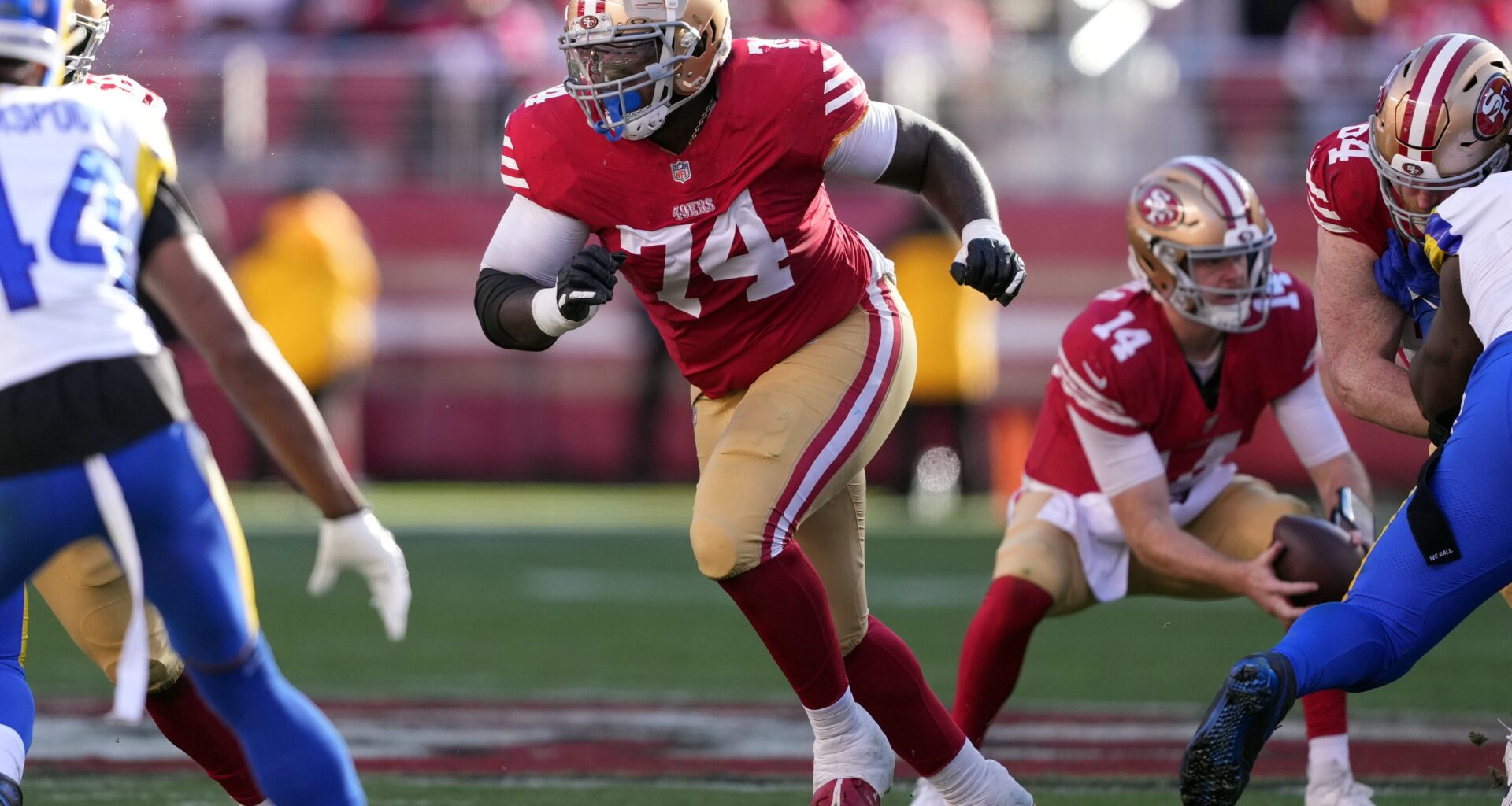 49ers Elevate Two, Place OT Spencer Burford On IR