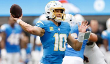 Broncos vs. Chargers live updates, score, highlights as Justin Herbert, Bo Nix both looking to find rhythm