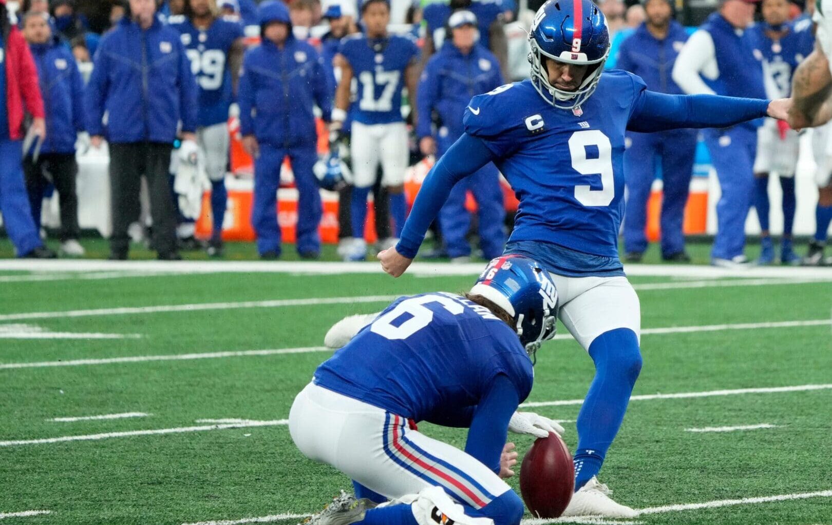 Giants K Graham Gano Suffers Groin Injury Pregame