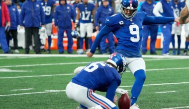 Giants K Graham Gano Suffers Groin Injury Pregame