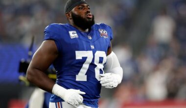 Giants' Andrew Thomas limited in long-awaited return from foot injury