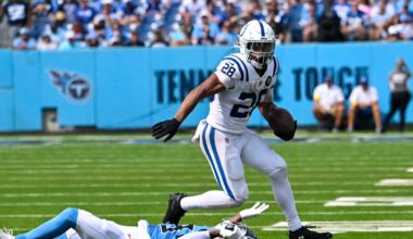 Jonathan Taylor rushes for 3 TDs as Colts improve to 3-0 in a 41-20 rout of Titans
