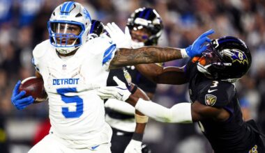 Rushing attack, pass rush help Lions defeat Ravens on road