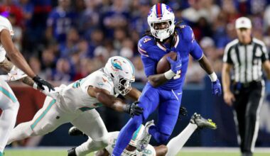 Buffalo Bills RB James Cook eyes franchise record this weekend