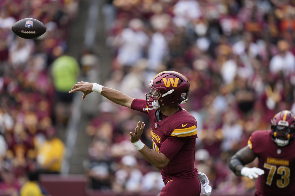 Washington Commanders triumph over Raiders 41-24