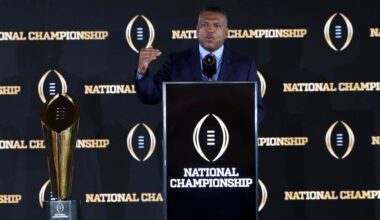 College Football Playoff leaders 'comfortable' with 12-team format, not in rush to decide on 2026 expansion