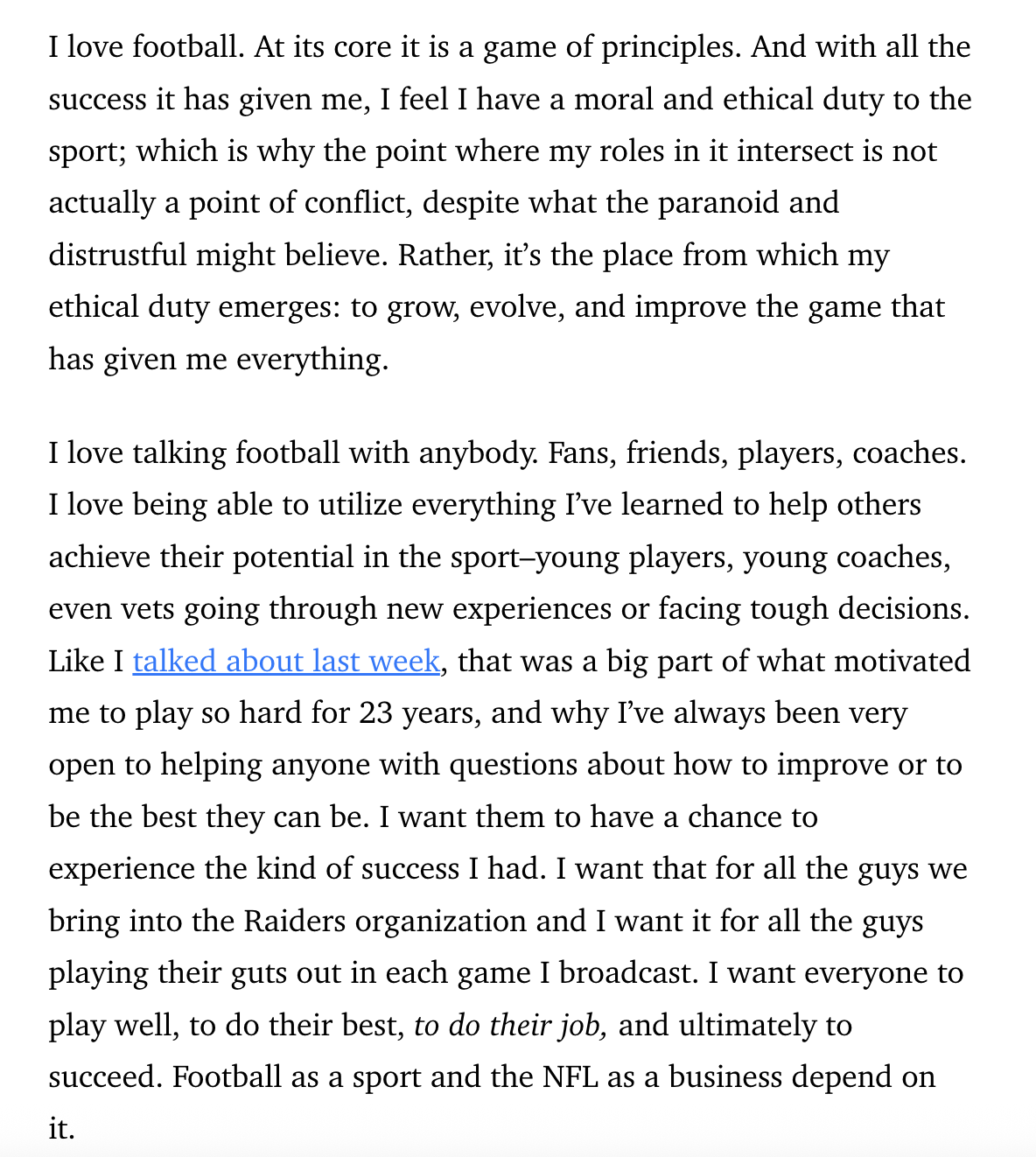 Tom Brady's Newsletter