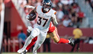 Why Broncos rookie RJ Harvey is a prime buy-low candidate in fantasy football