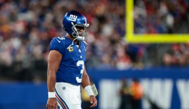 New York Giants quarterback Russell Wilson