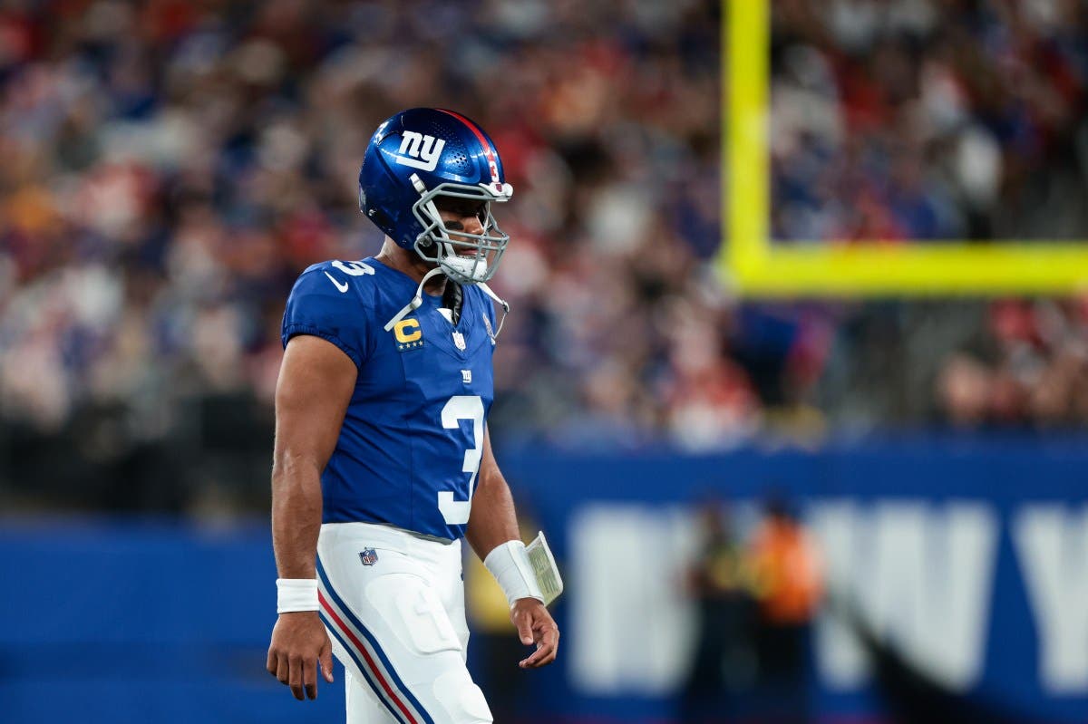New York Giants quarterback Russell Wilson