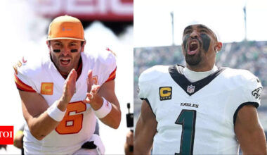 Three key Tampa Bay Buccaneers listed questionable for Sunday’s game against Philadelphia Eagles—Baker Mayfield, Chris Godwin, and Tristan Wirfs | NFL News