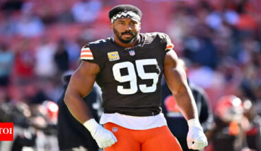 Will Myles Garrett play against the Detroit Lions tonight? Latest injury update on the popular Cleveland Browns' defensive end | NFL News