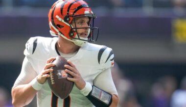 Monday Night Football NFL player props: Self-learning AI backs Jake Browning Over 219.5 passing yards