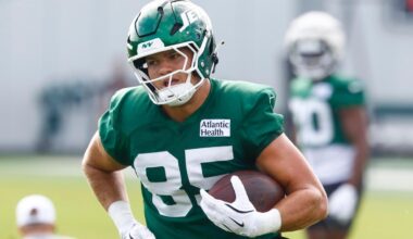 Jets' Mason Taylor excited to play at father's old home field
