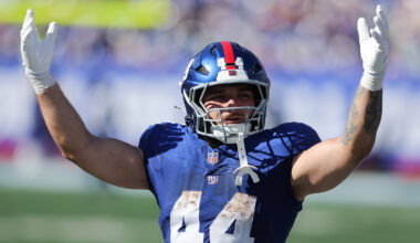 Cam Skattebo Jersey Dirty Giants Angry Run