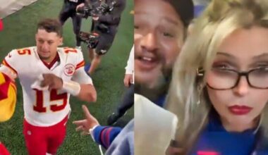 Female Giants Fan Is Getting Blasted For Stealing Patrick Mahomes’ Headband From a Poor Kid’s Hands, Then Bragging About It On Social Media [VIDEO]