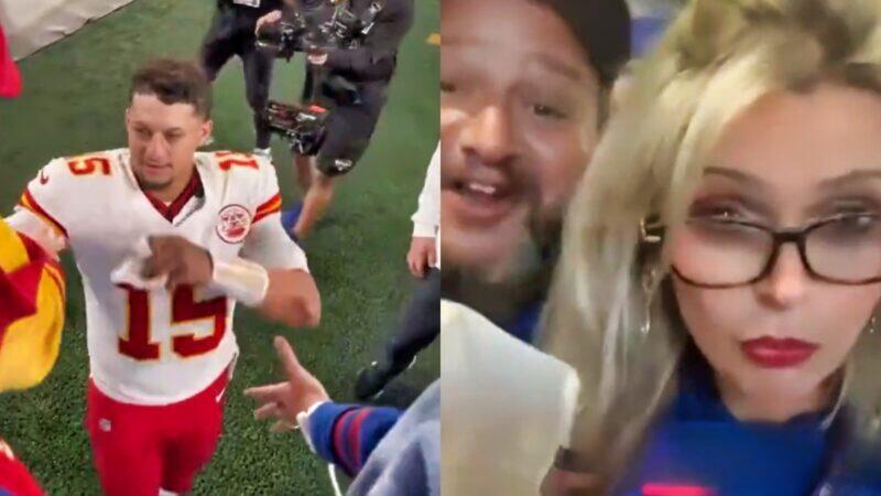 Female Giants Fan Is Getting Blasted For Stealing Patrick Mahomes’ Headband From a Poor Kid’s Hands, Then Bragging About It On Social Media [VIDEO]