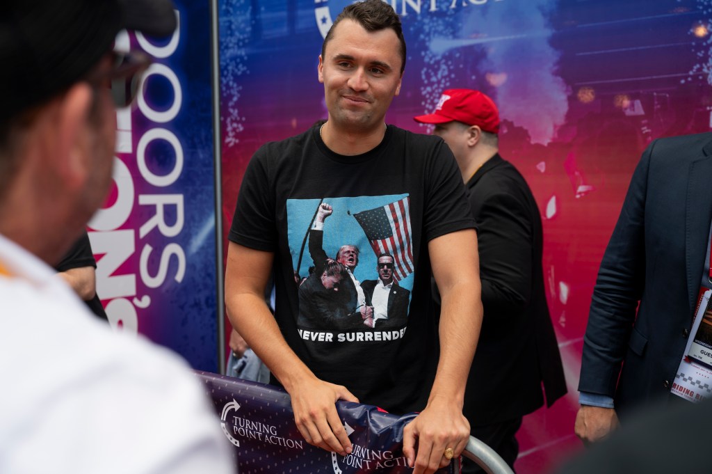 Charlie Kirk at the Republican National Convention.