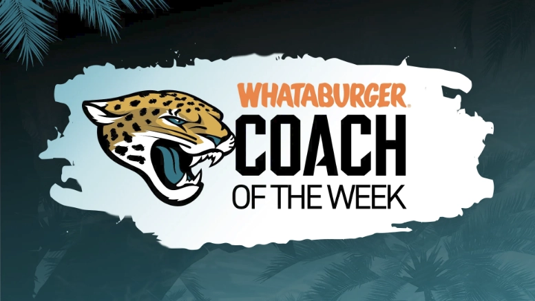 Throughout the 2025 high school football season, the National Football League's Jacksonville Jaguars will name the Whataburger High School Coach of the Week.