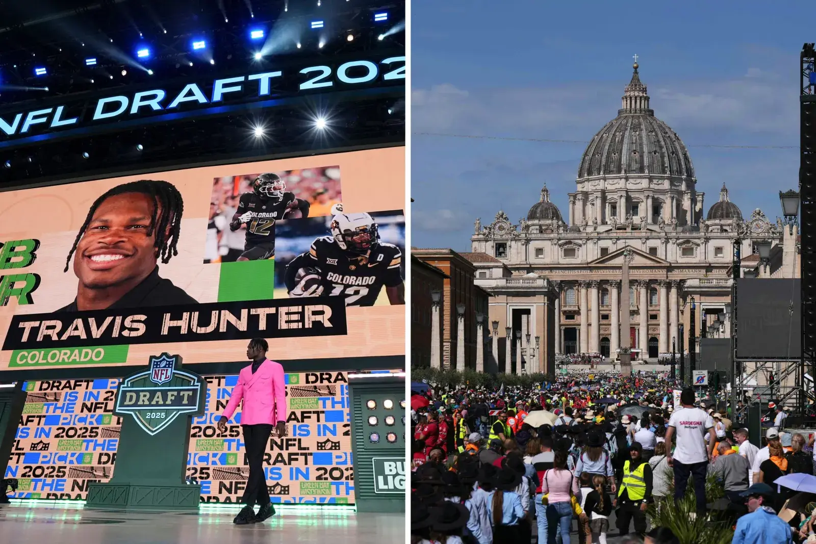 NFL Draft Pope Francis Funeral